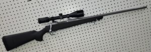 BROWNING A BOLT, STAINLESS STEEL. 7MM REM. MAGNUM CALIBER. WITH A ZEIZZ CONQUEST 4.5-14X50